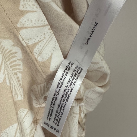 Cactus Man Men's Beige and White Floral Button-Down Shirt | Large - Picture 4 of 6